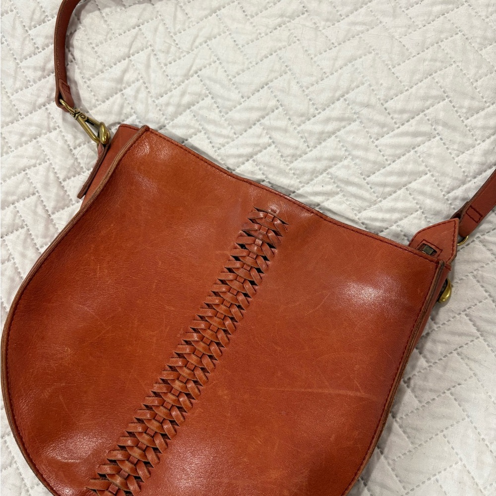 Madewell Brown Leather Crossbody Bag
